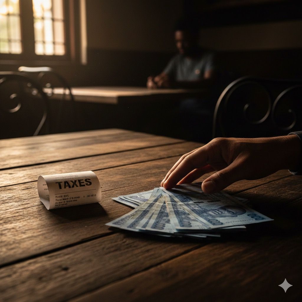 Close up of Trinidad dollars on a table representing the $60,000 tax allowance and annuity savings in Trinidad and Tobago.